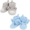 Hudson Baby Botines unisex de forro polar para bebé, paquete