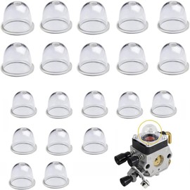 Jindizi 20 Pcs Primer Bulb Carburettor Oil, 22 mm And 19mm Primer Bulb Petrol, Fuel Pump, Carburettor Primer Piston, for Mower Blower, Grass Trimmer, Trimmer, Chainsaw, Cutter, Hedge