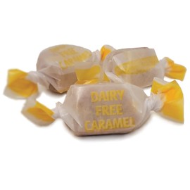 AvenueSweets - Handcrafted Dairy Free Vegan Individually Wrapped Soft Caramels - 2 x 5.2 oz Boxes - Vanilla