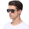 KINGSEVEN Polarised Sunglasses Men's Stylish Aluminium Durable Unisex Sunglasses Driving