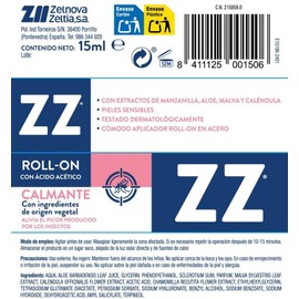 ZZ Hypoallergenic, Soothing, After Itching, Relieves and Refreshes from Mosquito Bites Soothing for the Whole Family Suitable for Babies 3 Months + 15ml