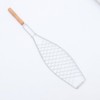 UPKOCH 4 Pcs Grill Basket, Stainless Steel, Folding Fish Grilling