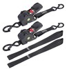 Ayaport Retractable Ratchet Straps 1in x 12.5ft – Heavy Duty