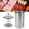 Stainless Steel Meat Press Easy To Use Deli Meat Maker