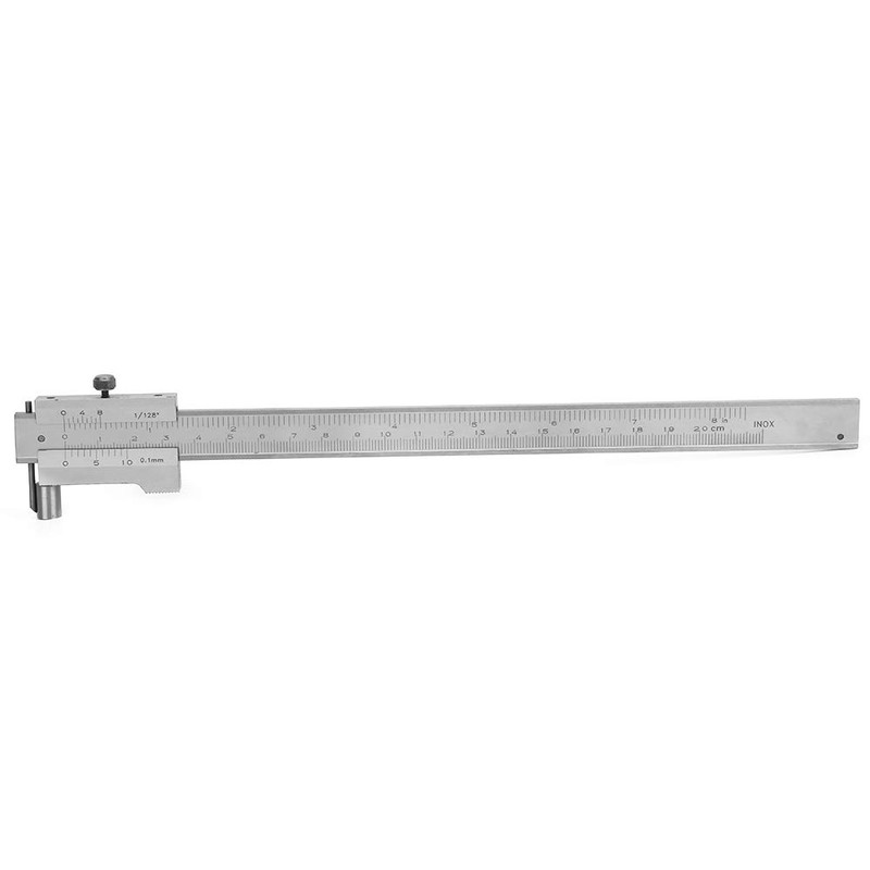 Marking Caliper 0-200 mm, Stainless Steel Marking Gauge Scribe Caliper