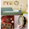 TKSE Wall Clock Safe, Vintage Wall Clock Safe Box Secret