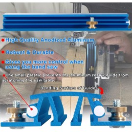 Unbranded KMS7214 7" Resaw Guide for Large Workpieces Band Saw Jet,General,Grizzly (178mm)