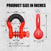 Generic D Ring Shackle 3/4 inch, 41,887 lbs Break Strength,