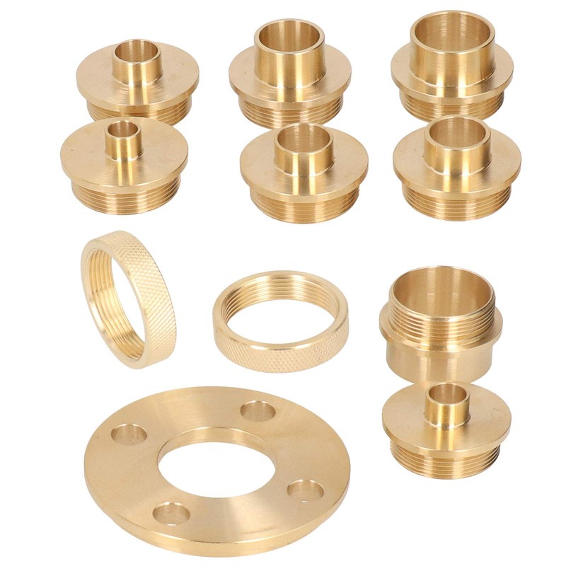 Router Guide Kit, 11-Piece Set Brass Router Template Guide Kit,