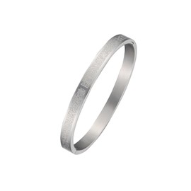 Leaocean AYATUL KURSI Islamic Jewelry Bracelets Stainless Steel Openable Bangles Arabic Calligraphy Islamic Faith Gifts Messager Islamic Calligraphy Muslim Men Jewelry Bracelets Gift for Women (1-Steel color)