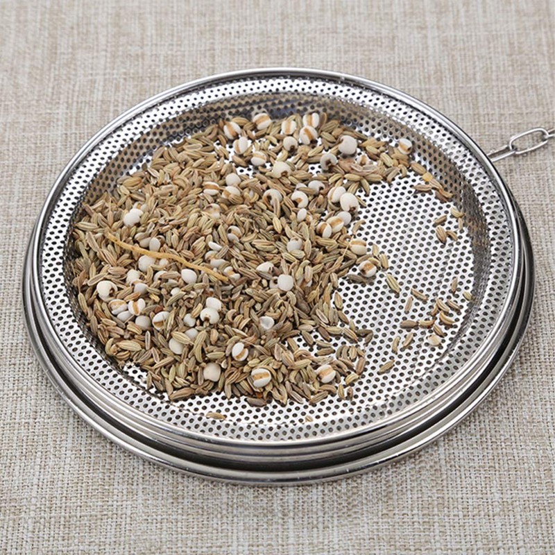 Seasoning Strainer with Hanging Chain Stainless Steel Tea Balls Filter