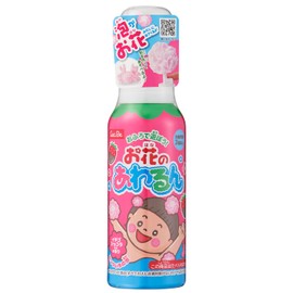 LEC Play in the Bath, Flower Around, Strawberry Chocolat Scent (Pink Foam), For Children, Flower-Shaped Bubbles