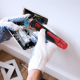 KAIWEETS HT100 Voltage Tester, Dual-Range 12V-1000V/48V 1000V Non-Contact Electrical Tester, Voltage Sensitivity Electric Compact Pen with NCV, LED Flashlight, Buzzer Alarm, Wire Breakpoint Finder