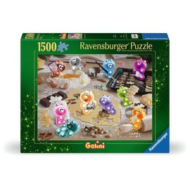 Ravensburger 12000725 - Gelini's Christmas Bakery - 1500 pieces jigsaw puzzle – Puzzle for adults and kids age 14 years up, Christmas jigsaw