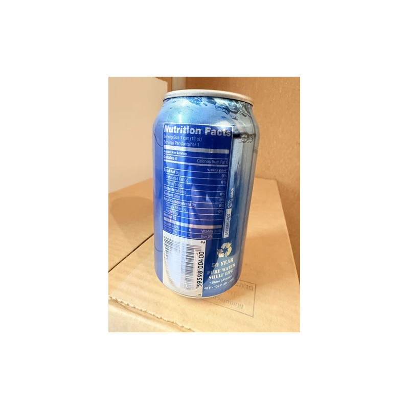 BLUE CAN EMERGENCY WATER - 50 YEAR SHELF LIFE
