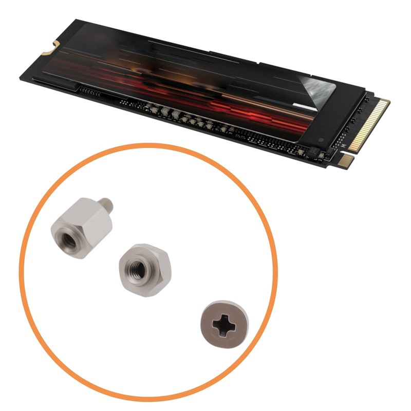 Briny River 2 sets SSD Spacer Screw Set Compatible with
