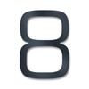 Metzler Modern House Number Made of Solid Steel – Modern