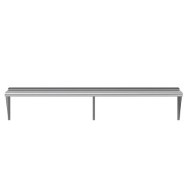 Unbranded 16" x 72" Metal Shelf | NSF Stainless Steel Wall Mount Floating Shelving ||