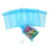 Bezall 50pcs Drawstring Organza Jewelry Candy Pouch Christmas Wedding Party