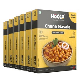 HOCCO Chana Masala Instant Mix Vegetarian| Chana Masala for evening snacks & Breakfast (Pack of 6)