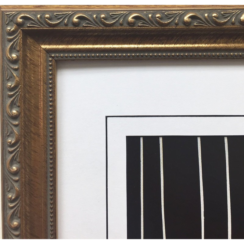 Erte "Printemps Newly Custom Framed Print 14.5" x 17.5"