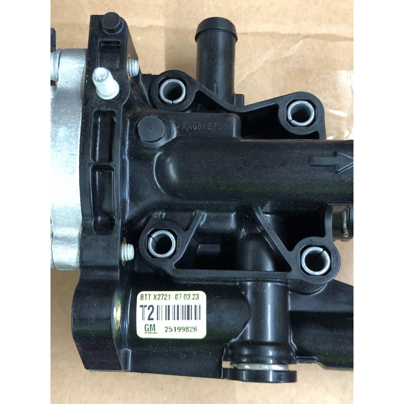 GM GENUINE GM 25199826 ENGINE COOLING THERMOSTAT HOUSING FOR 2009-11