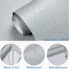 Cohoo Home Gray Peel and Stick Wallpaper Grey Silk Contact