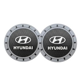 Car Cup Coasters, for Hyundai Sonata Santa Fe Sport Tucson Recessed Silicone Anti-Slip Cup Holder Coaster Car Interior, Car Interior Accessories,2Pcs