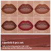 BINGBRUSH 2-in-1 Gradient Lip Liner & Lipstick Combo,Matte Longwear Waterproof