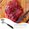 BESTOYARD Meat Tenderizer Meat Cutting Aluminum Double Sided Meat Hammer