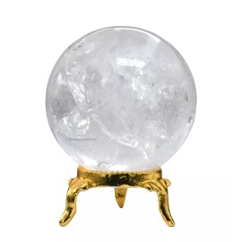Amazing Gemstones Clear Quartz Sphere - 2" Inches