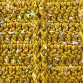 Tweed Twinkles Soft Acrylic Baby Yarn with Flecks, 8 skeins, 696 yards/400 grams, Light Worsted (3), Machine Wash (Golden Yellow)