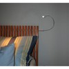 Heitronic LED-Nachttischlampe 1.5W Warm- white Berta 27745 silver