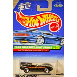 1999 Treasure Hunt Series Jaguar D-type 8 of 12 #936 Hot Wheels Mattel