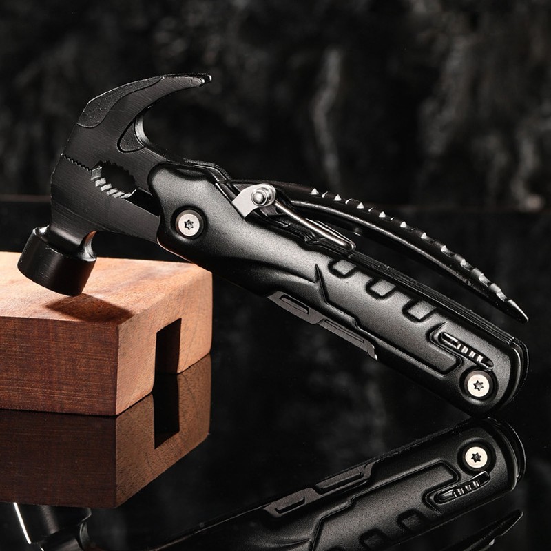 Multifunctional Hammer Portable High Carbon Steel Multitool Hammer for Car