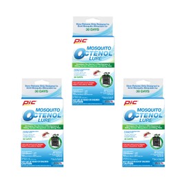 PIC Mosquito Octenol Lure (3 Pack), Attracts Mosquitoes, for Use with Electronic Insect Killers & Traps