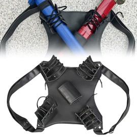 WIYETY Katana Sword Holder, Backpack Sword Belt for 2 Katana for Comfortable Carrying Perfect Cosplay and Samurai Enthusiasts Accessory for Reenactments High Quality Accessory for Samurai Fans