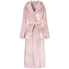 Richie House Women's Soft and Warm Robe Bathrobe Plush RHW2823-A-M
