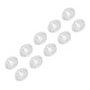 10Pcs Footswitch Toppers Clear Transparent Universal for Guitar Effects Pedal