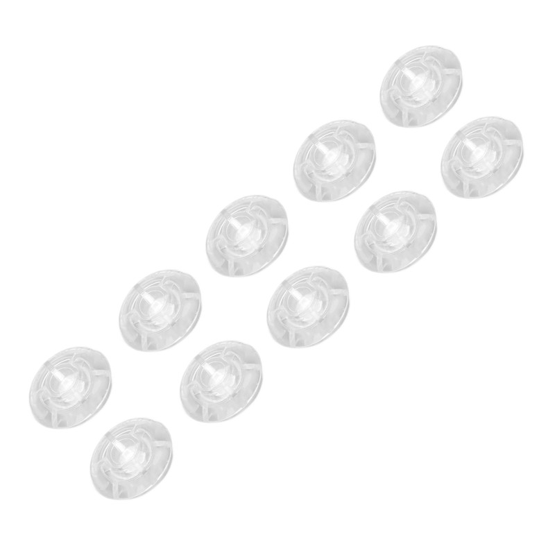 10Pcs Footswitch Toppers Clear Transparent Universal for Guitar Effects Pedal