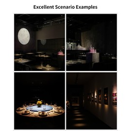 Gpaillumic Flush Mount LED Ceiling Spotlight, 7W Zoomable Directional Spot Lights Indoor Bright Can Accent Fixture for Living Room Bedroom - COB Chip CRI 97 Flicker Free