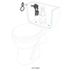 Wirquin Jollyfill 16300502 Filling Valve for Side Installation 3/8-Inch Brass