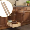 Wood Drawer Slides with 4 Pre-drilled Holes for Bottom/Center/Classic Mounted,