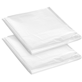 Mattress Cover for Moving, 2 Plastic Mattress Protectors Waterproof Mattress Bags Reusable Mattress Covers 240 X 180 X 35cm Mattress Bags for Storage