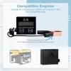 Pulse Engine Tachometer Small Digital LCD Display Speedometer 30000RPM for