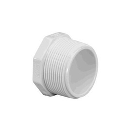 Charlotte Pipe Plug Sch 40 Pvc 3 " Mpt White