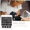 OATIPHO 24Sheets Luminous Nail Art Stickers DIY Nail Decals for