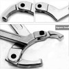 GOZAR Chrome Vanadium Adjustable Hook Wrench C Wrench 19-51mm 32-76mm