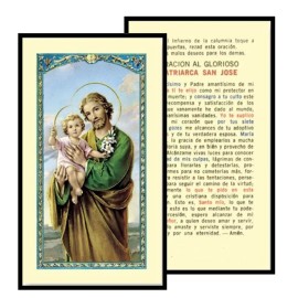 San Jose Padre De Jesus y Protector de los Hogares Tarjeta De Rezo Bendecida