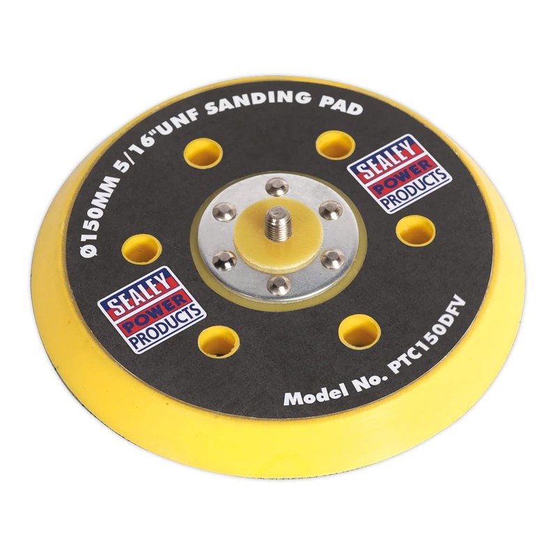 Sealey PTC150DFV DA Dust-Free Backing Pad for Hook & Loop